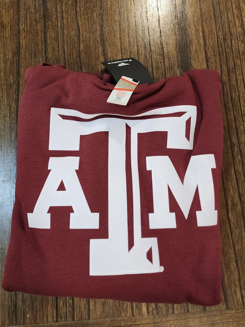 NWT Texas A&M Maroon Logo Men's Fleece Hoodie Size XL